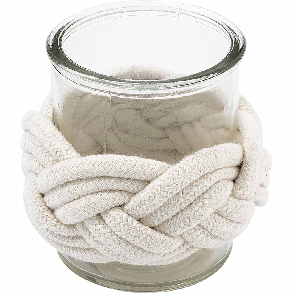 GreenGate - Windlicht clear mit Strandseil small