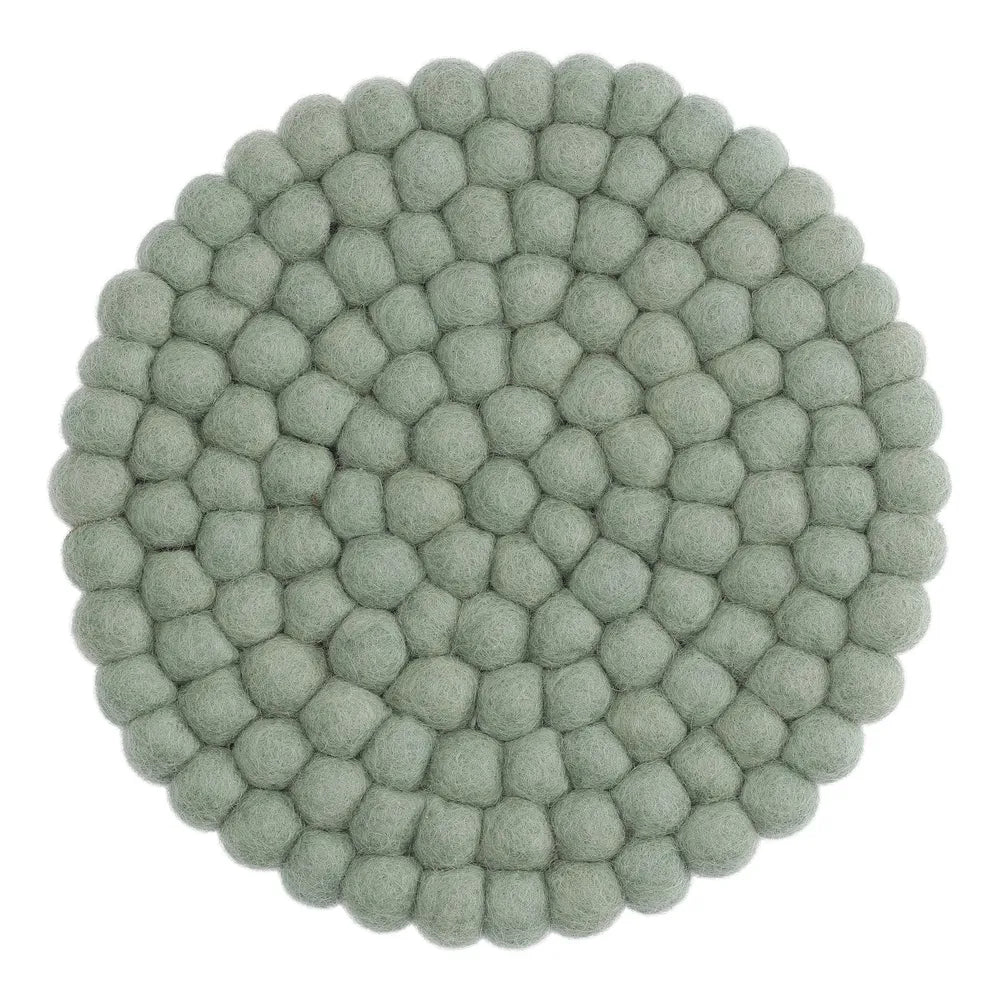 Gry & Sif - Großer Untersetzer Filz Dusty Light Green