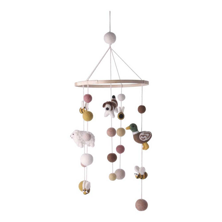 Gry & Sif - Baby Mobile Farmtiere