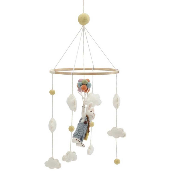 Gry & Sif - Baby Mobile Hase mit Luftballons