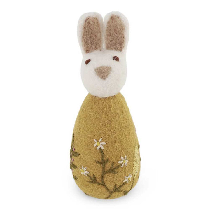 Gry & Sif - Großer Hase Filz mit Blumenstickerei
