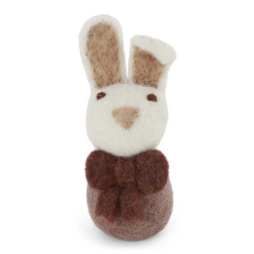 Gry & Sif - Kleiner Hase Filz mit Schleife