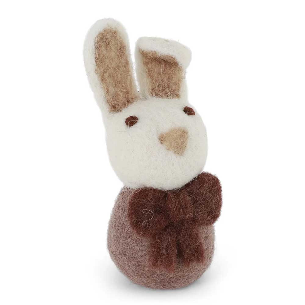 Gry & Sif - Kleiner Hase Filz mit Schleife