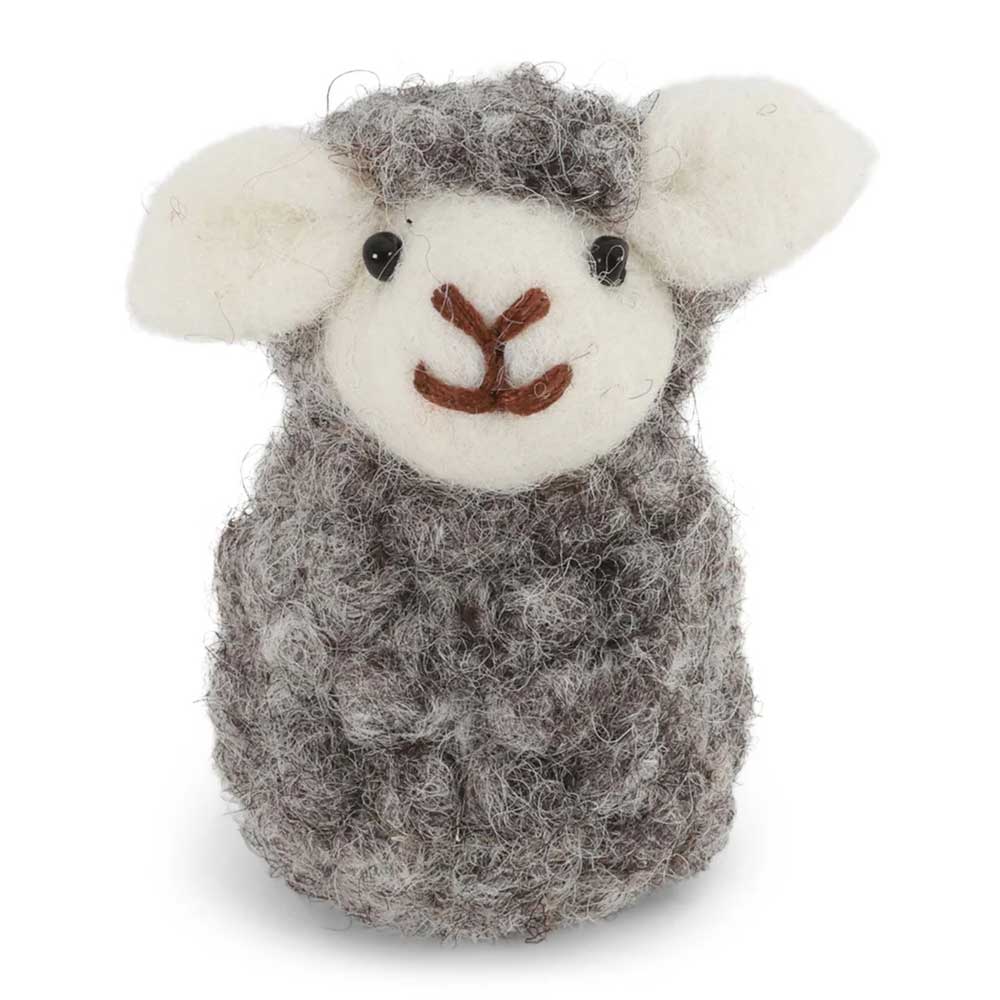 Gry & Sif - Sitzendes Schaf Filz