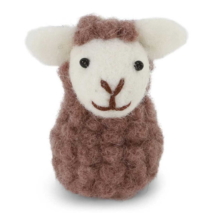 Gry & Sif - Sitzendes Schaf Filz