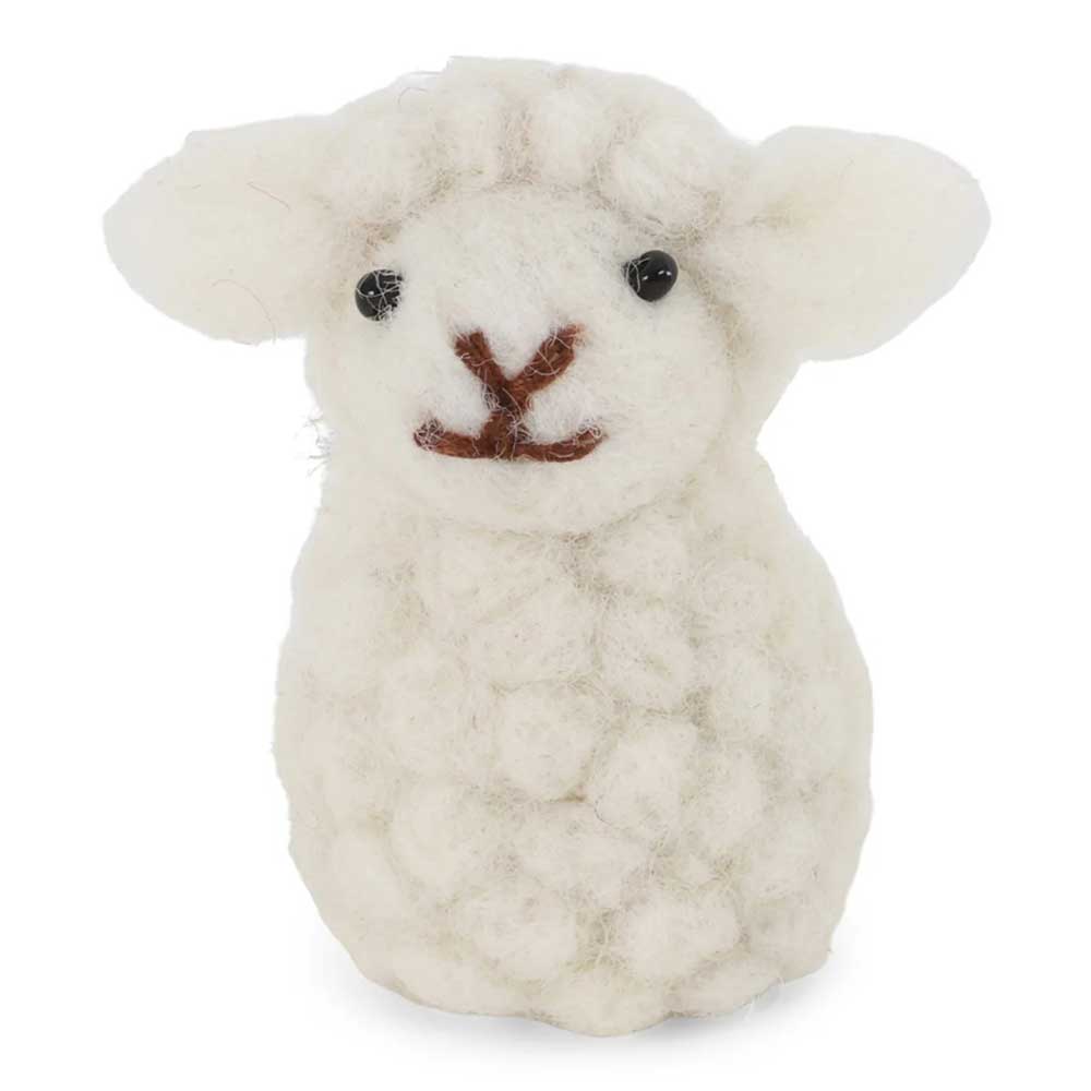 Gry & Sif - Sitzendes Schaf Filz