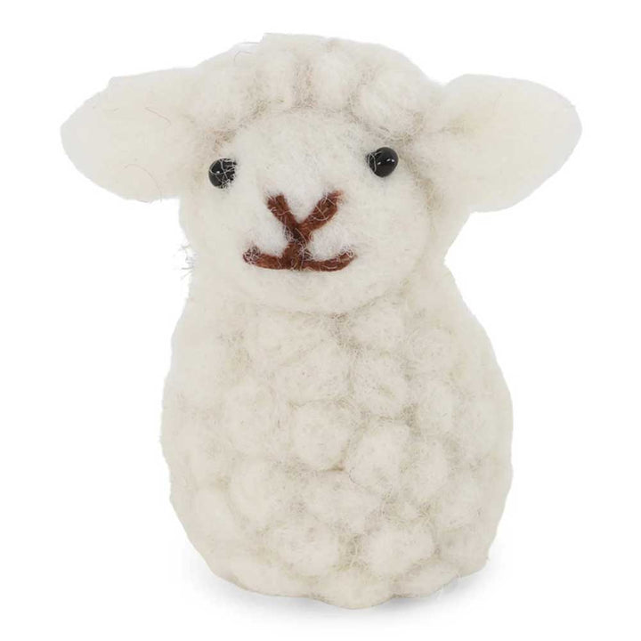 Gry & Sif - Sitzendes Schaf Filz