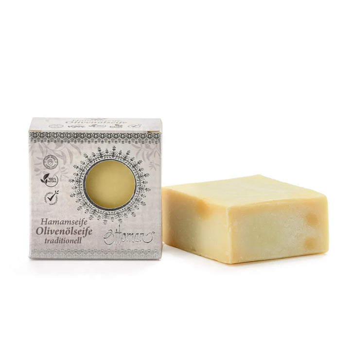 Ottoman - Hamam Olivenölseife weiß