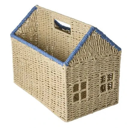Rice - Haus Buchaufbewahrung Bast Blau