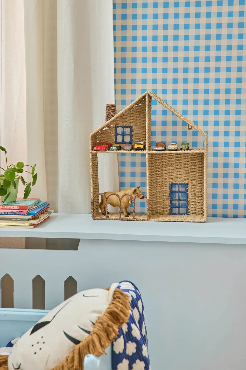 Rice - Haus Kinderzimmer Regal Boho Blau