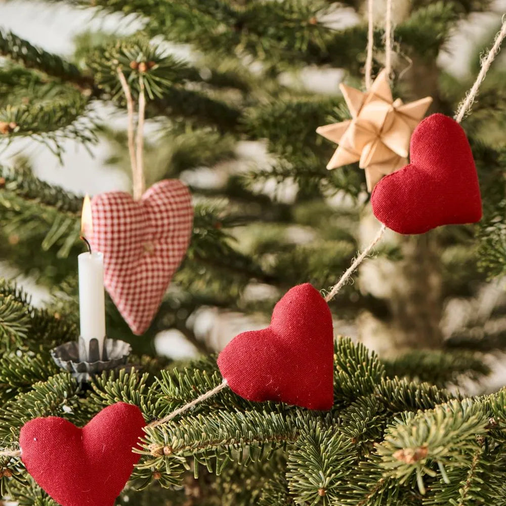 Ib Laursen - Band mit 8 roten Herzen My Nostalgic Christmas