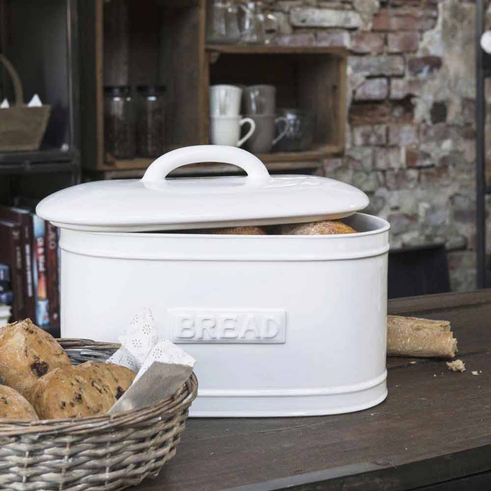 Ib Laursen - Brotbox oval Mynte Pure White