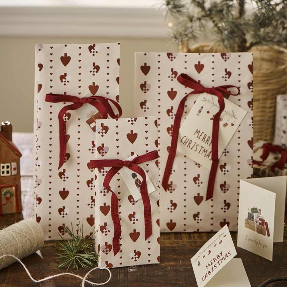 Ib Laursen - Geschenktüte Flechtherzen