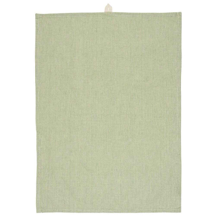 Ib Laursen - Geschirrtuch Emil mit dünnen grünen Streifen