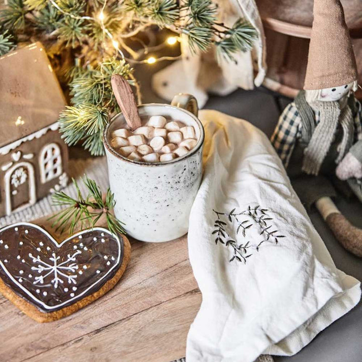 Ib Laursen - Haus für Teelicht Stillenat Gingerbread Türkranz