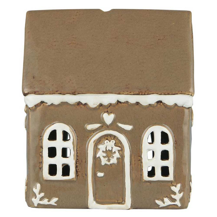 Ib Laursen - Haus für Teelicht Stillenat Gingerbread Türkranz