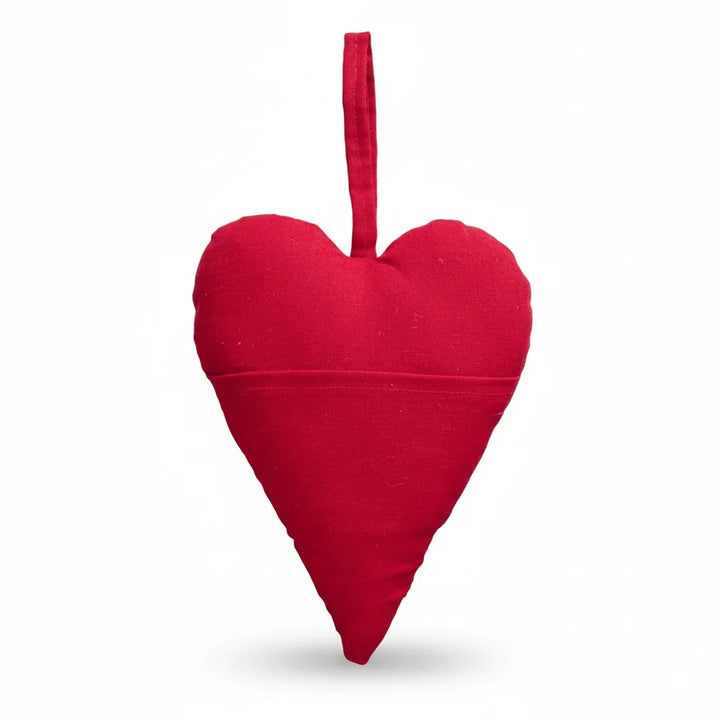 Ib Laursen - Herz mit Tasche auf Vorderseite rot & creme