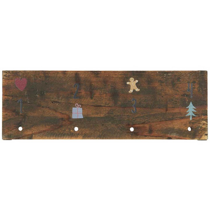 Ib Laursen - Holzschild Adventkalender 1-4