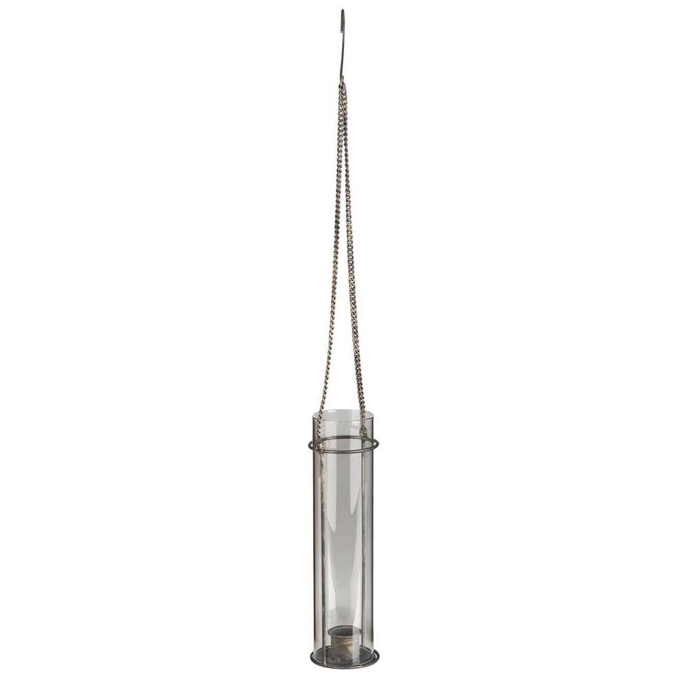 Ib Laursen - Kerzenhalter für Stabkerze mit Glas und Kette
