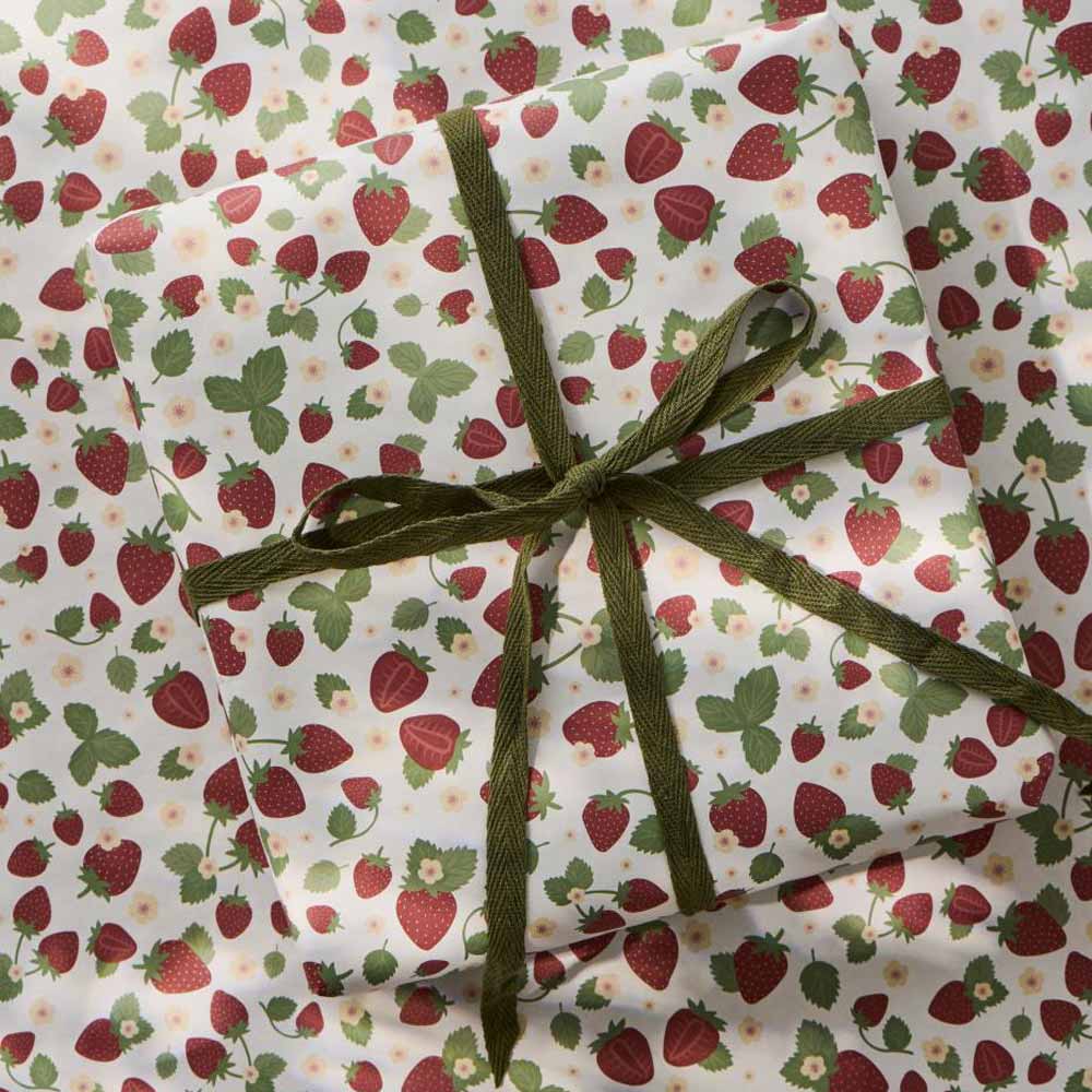 Ib Laursen - Papierrolle Erdbeeren 5 mit Rolle