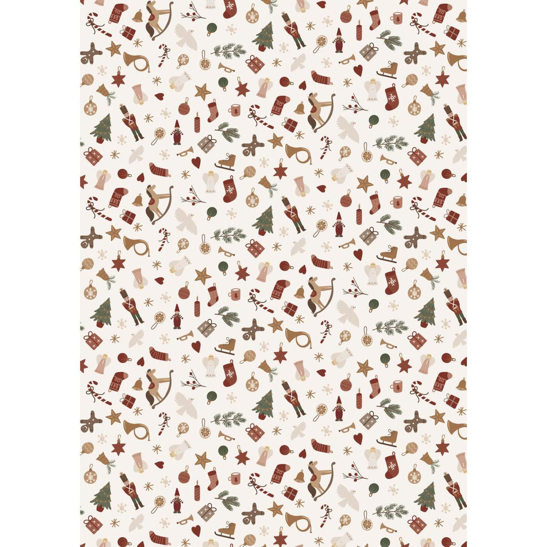 Ib Laursen - Papierrolle Weihnachtsmotive My Nostalgic Christmas 5 mit Rolle
