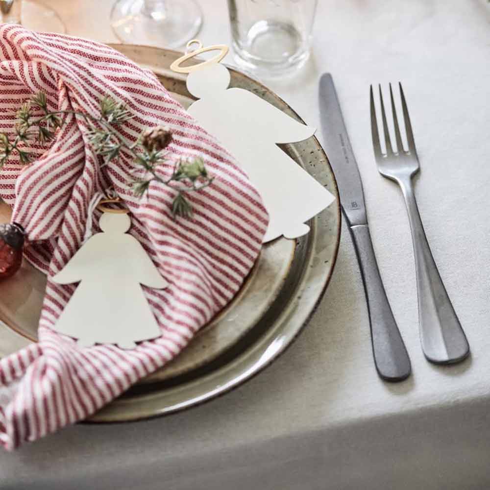 Ib Laursen - Stoffserviette doppelt gewebt gestreift