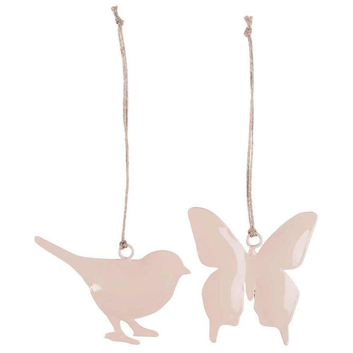 Ib Laursen - Vogel & Schmetterling Anhänger 2er-Set