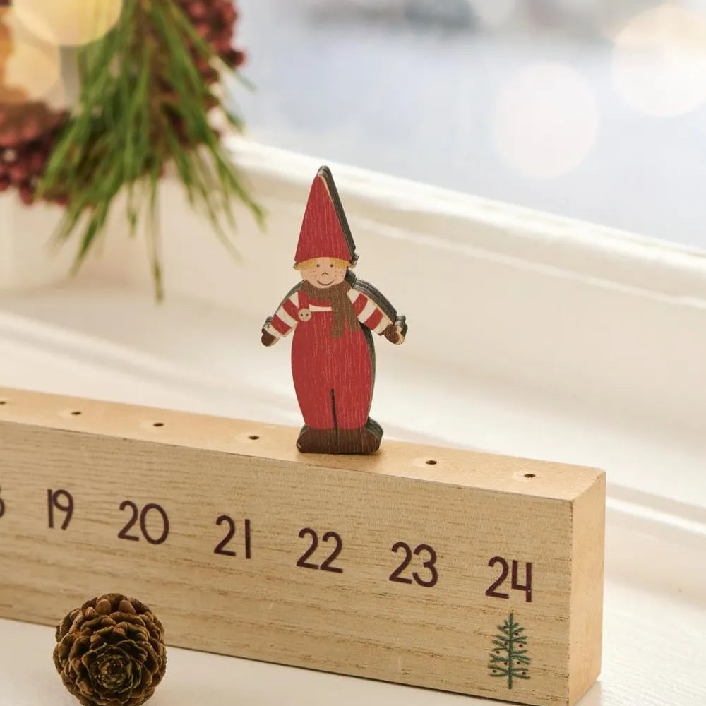 Ib Laursen - Weihnachtskalender 1-24 gehendes Wichtelmännchen