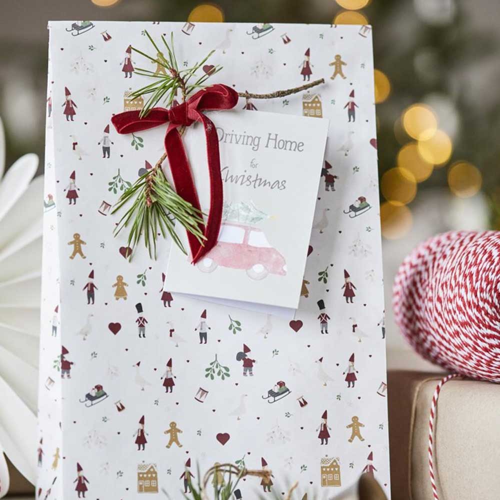 Ib Laursen - Weihnachtskarte doppelt 6er-Set My Nostalgic Christmas