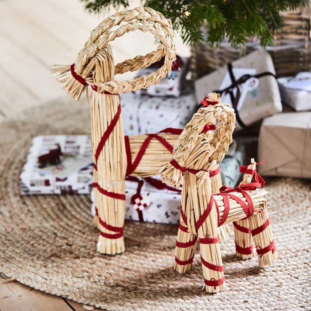 Ib Laursen - Weihnachtsziege mit rotem Band My Nostalgic