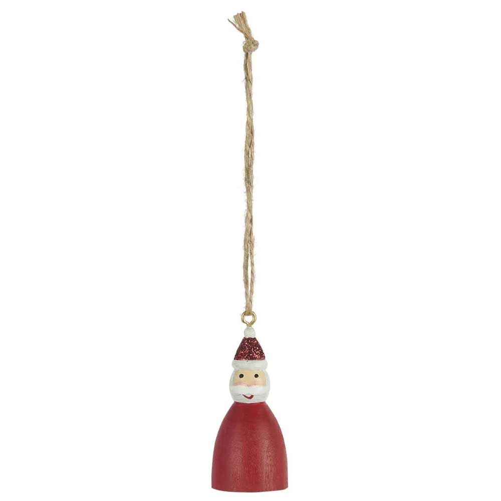 Ib Laursen - Tannenbaumschmuck Weihnachtsmann mit Glitterhut klein
