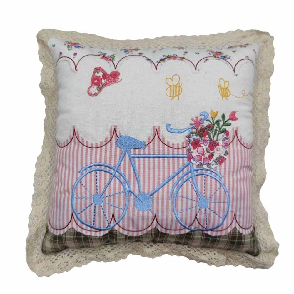 Isabelle Rose - Deko-Kissen Fahrrad 25x25 cm