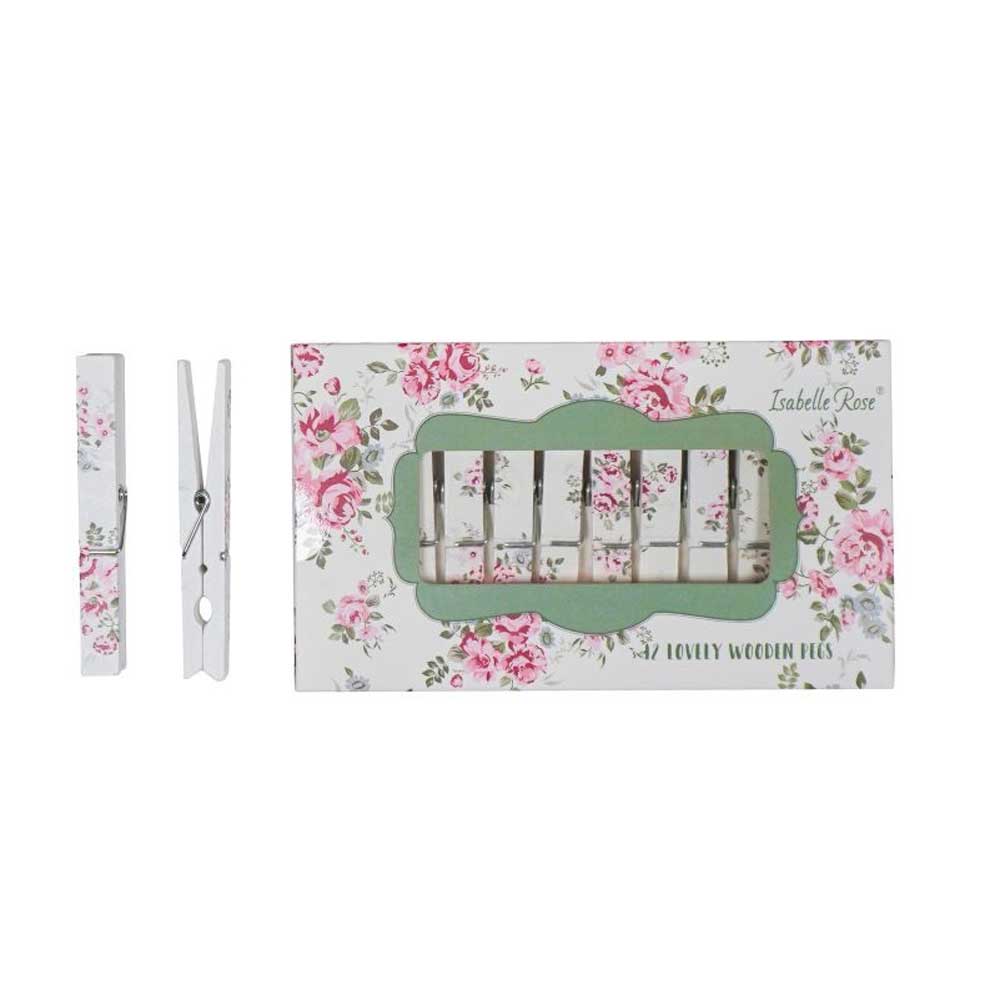 Isabelle Rose - Wäscheklammern Holz 12er-Set