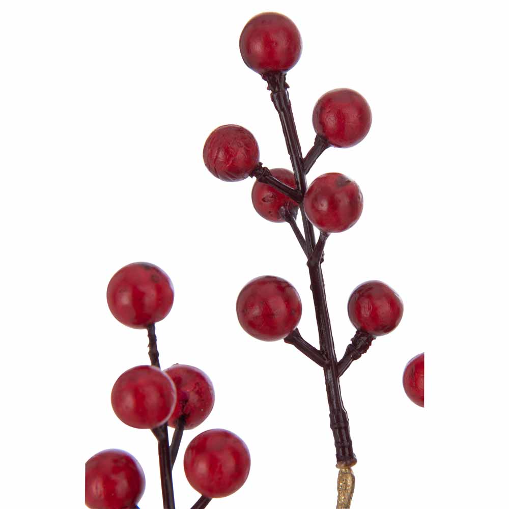 J-Line - Beeren Kunst Rot-Gold 50 cm
