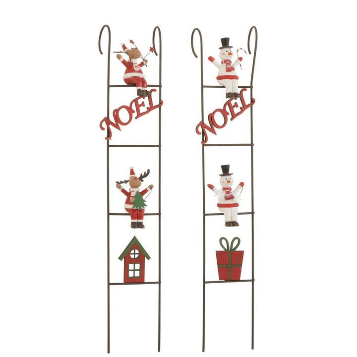 J-Line - Dekoleiter Noel Rentier & Schneemann