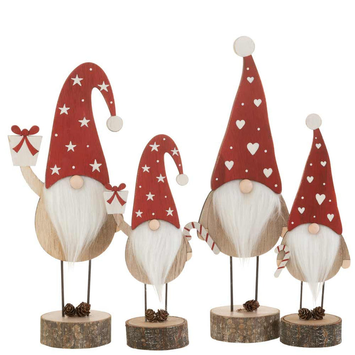 J-Line - Weihnachtsmann Wichtel auf Fuß