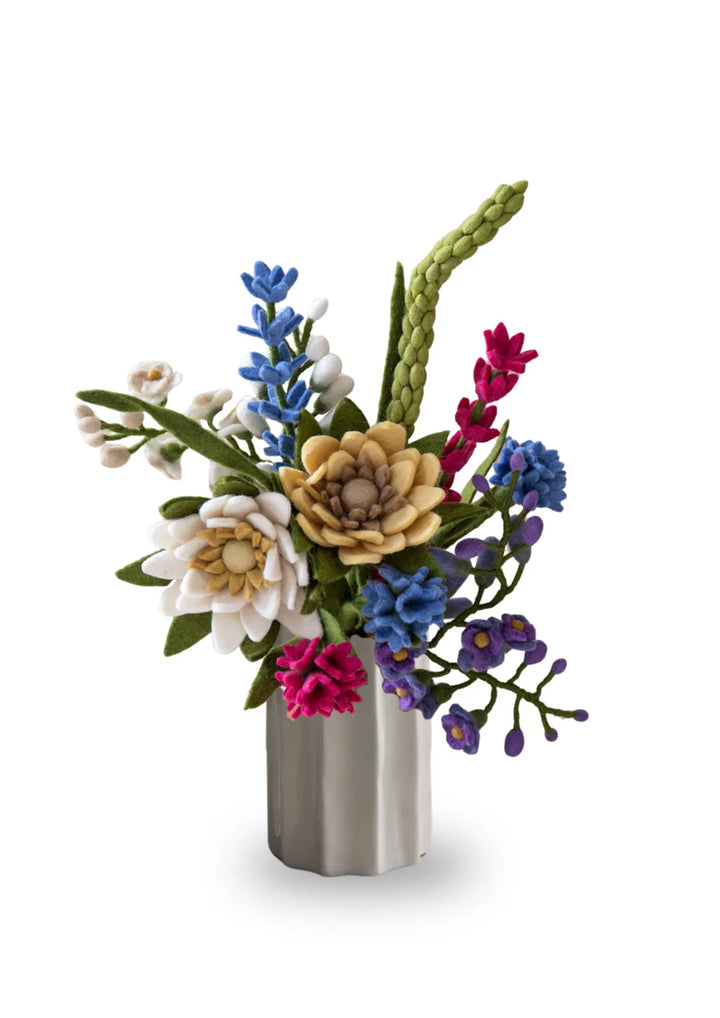 Gry & Sif - Kalpana Filz-Blumenstrauß - 11er Set