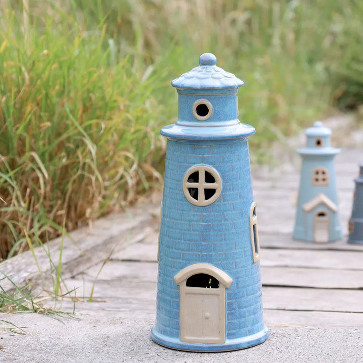 Chic Antique - Leuchtturm Keramik LED Opal