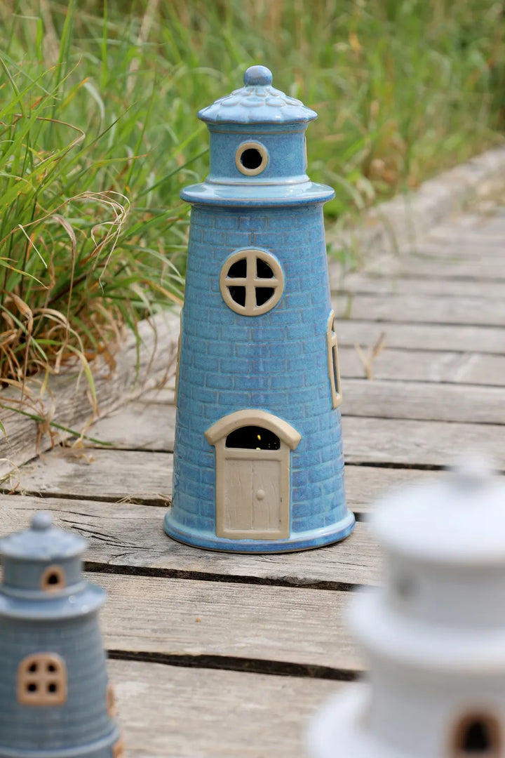 Chic Antique - Leuchtturm Keramik LED Opal