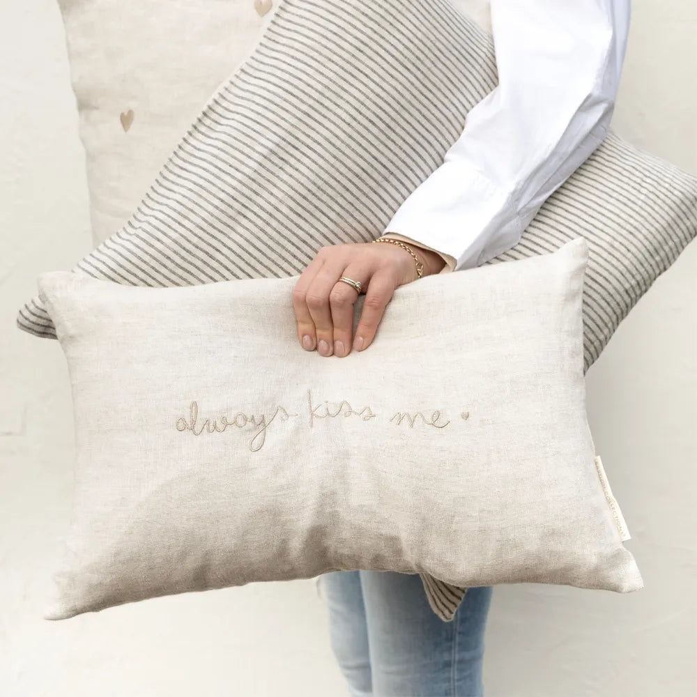 Bastion Collections - Kissenhülle Daydreams Beige 50 x 50 cm