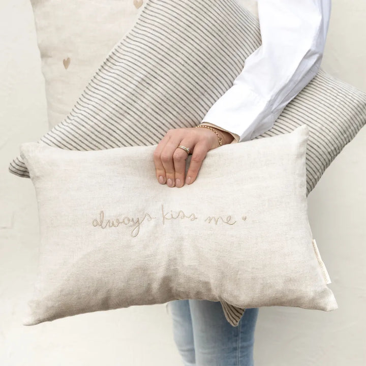 Bastion Collections - Kissenhülle Daydreams Beige 50 x 50 cm