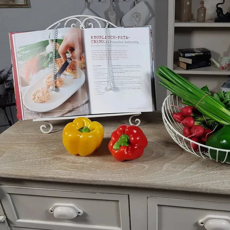 Ambiente Haus - Kochbuch-Ständer - weiss