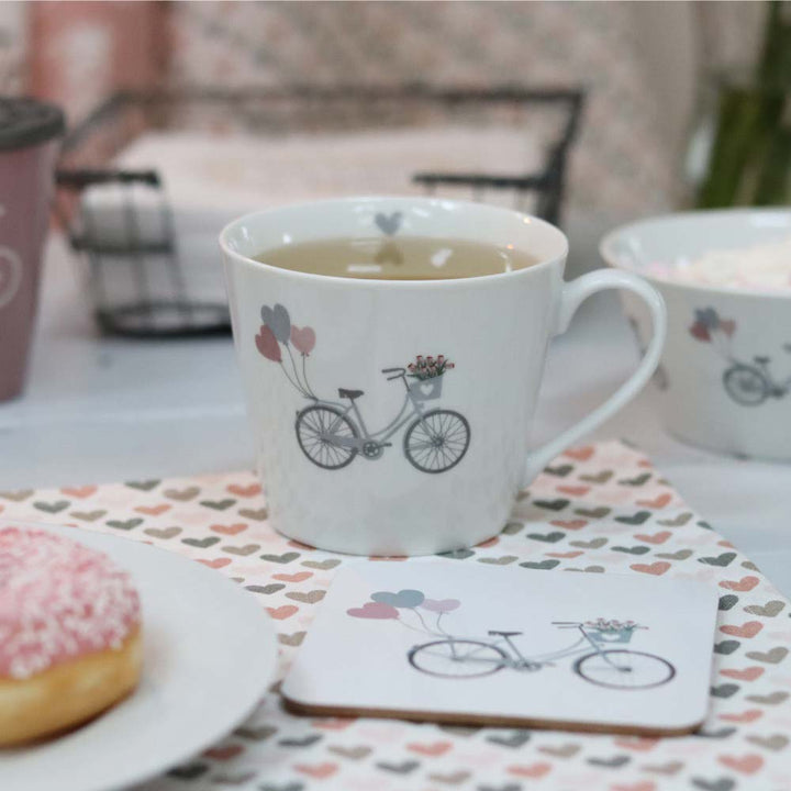 Krasilnikoff - Happy Cup Fahrrad mit Ballons