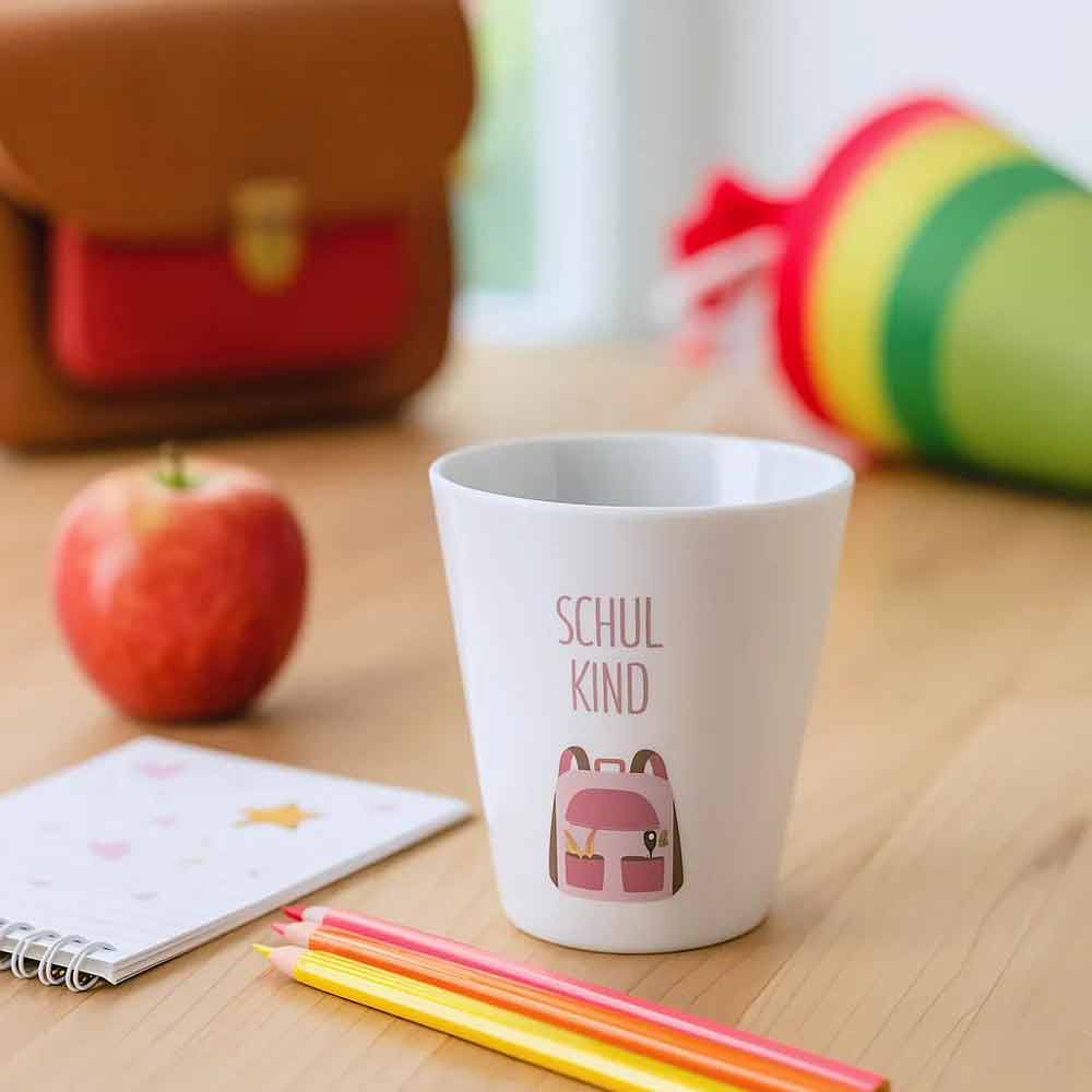 Krasilnikoff - Happy Mug Schulkind Mädchen