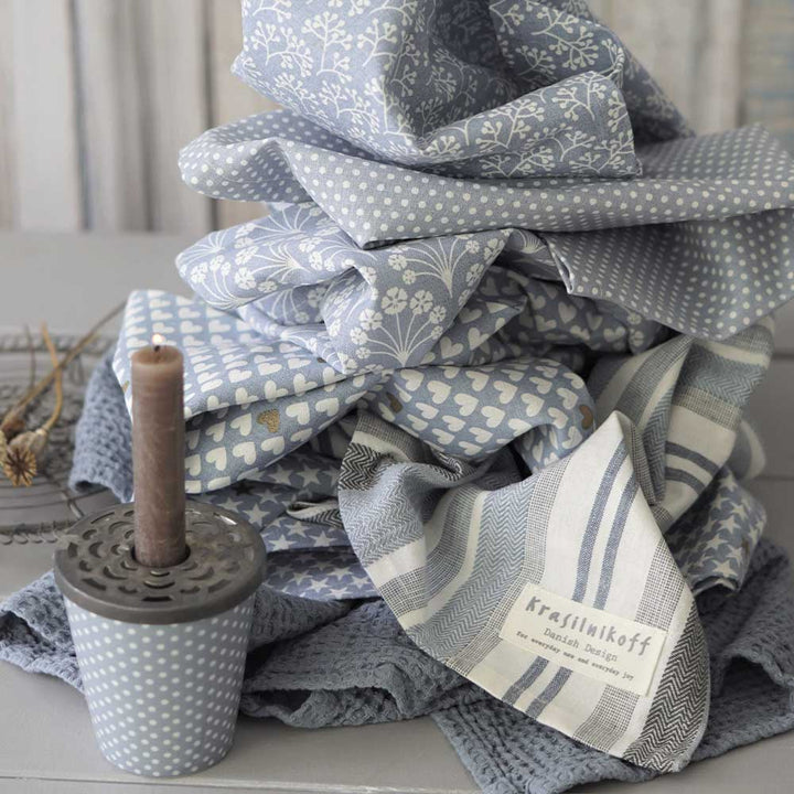 Krasilnikoff - Happy Mug kleine Punkte Dusty Blue
