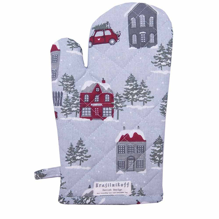 Krasilnikoff - Ofenhandschuh Driving Home for Christmas