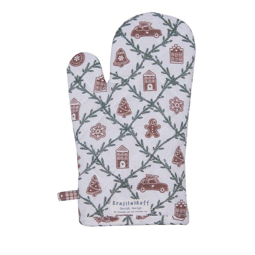 Krasilnikoff - Ofenhandschuh Lebkuchen Motive