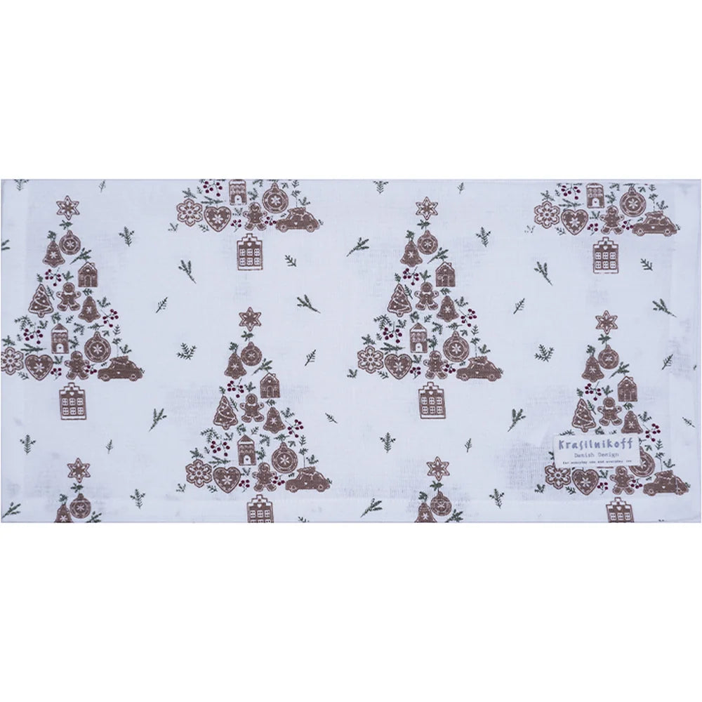 Krasilnikoff - Stoffserviette Christmas Tree Gingerbread Allover