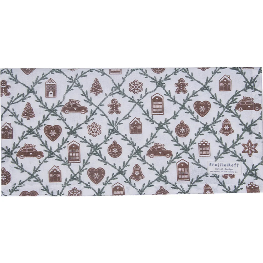 Krasilnikoff - Stoffserviette Gingerbread Diagonal