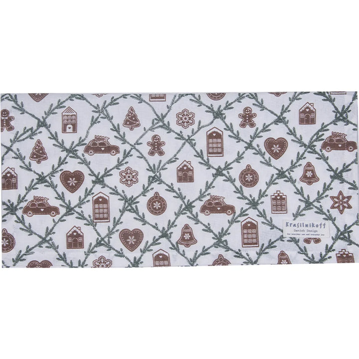 Krasilnikoff - Stoffserviette Gingerbread Diagonal